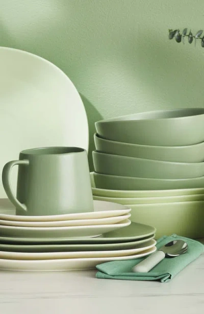 Stone Lain Delilah Porcelain Bowl Set In Green
