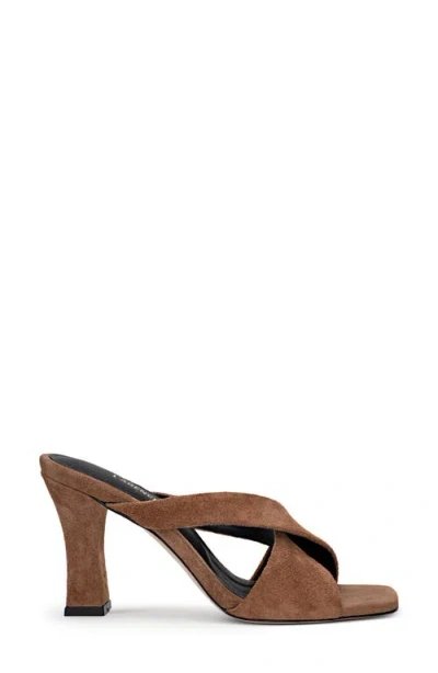 L'agence Mirabelle Slide Sandal In Brown