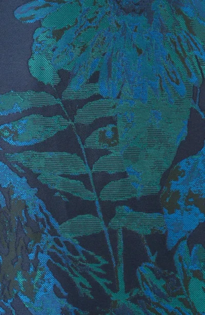 Adrianna Papell Plus Size Floral V-neck Gown In Multi