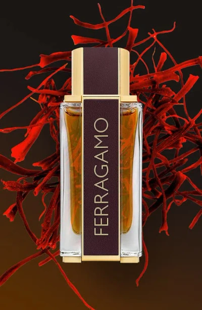 Ferragamo Spicy Leather Parfum $180 Value In Transparent