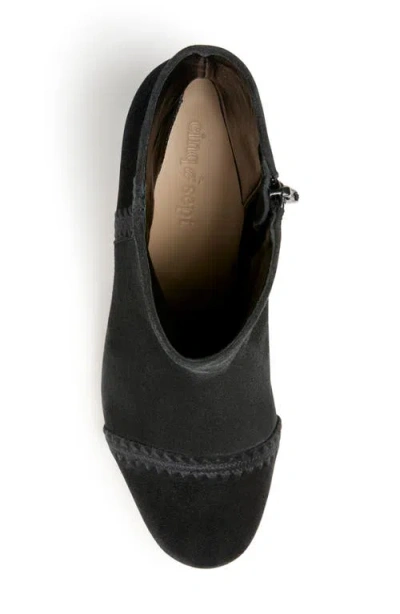 Cinq À Sept Peyton Block Heel Bootie In Black