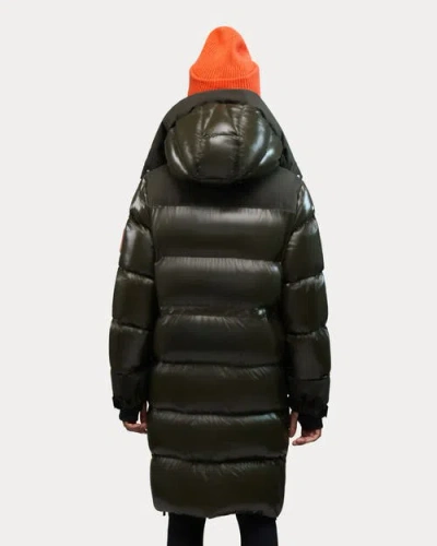 Alpenhaus Brière Mixed Media Puffer Parka In Blue