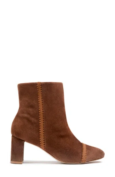 Cinq À Sept Peyton Block Heel Bootie In Burgundy