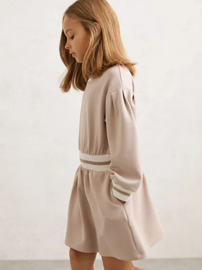 Reiss Neutral Giovanna Dress In Neutral