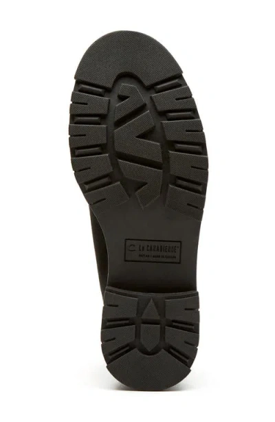 La Canadienne Deon Genuine Shearling Waterproof Bootie In Black