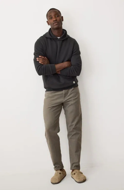 Marine Layer Corbet Vertical Quilted Pullover Hoodie In Green