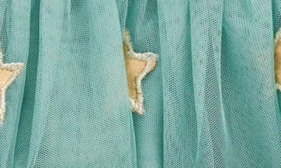 Mini Boden Kids' Christmas Appliqué Tulle Skirt In Blue