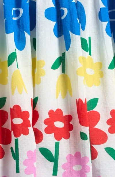 Mini Boden Kids' Madeline Floral Cotton Dress In Multi