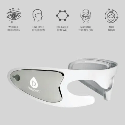 Pursonic Led Light Therapy Advanced Restoration Eye Mask In White