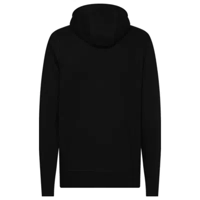 Tommy Hilfiger Logo Print Hoodie In Black