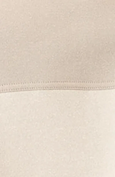 Threads 4 Thought Kianna Triblend Colorblock Fleece Quarter Zip In Neutral