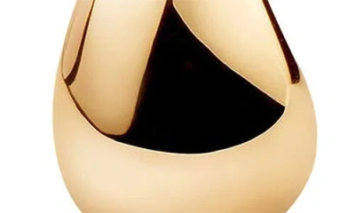 Made By Mary Gloss Drop Stud Earrings In Gold