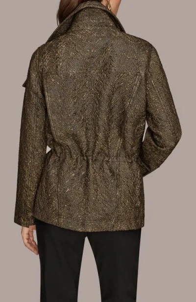Donna Karan New York Metallic Jacquard Jacket In Multi