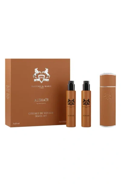 Parfums De Marly Althaïr Eau De Parfum Travel Set In Transparent