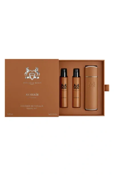 Parfums De Marly Althaïr Eau De Parfum Travel Set In Transparent