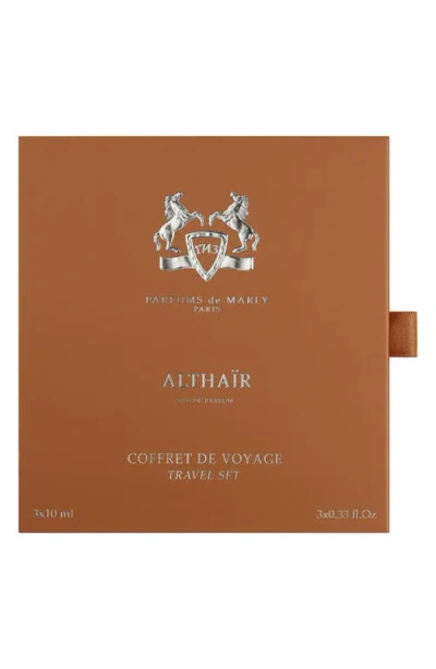Parfums De Marly Althaïr Eau De Parfum Travel Set In Transparent
