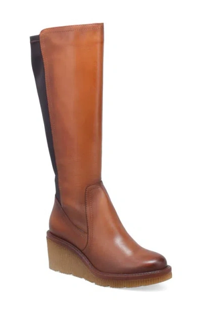 Miz Mooz Adriana Platform Wedge Boot In Brown