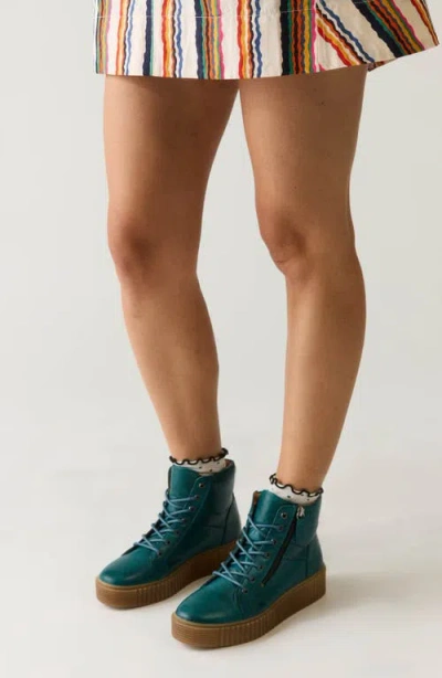 Miz Mooz Saphire Platform Sneaker In Blue