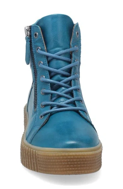 Miz Mooz Saphire Platform Sneaker In Blue