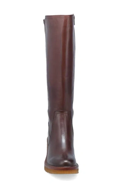 Miz Mooz Adriana Platform Wedge Boot In Brown