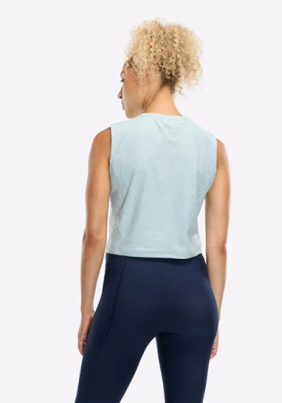 Peloton Dreamblend Crewneck Muscle Tee In Blue