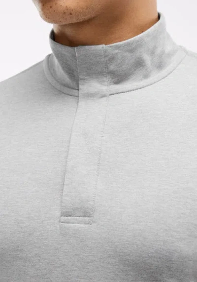 Peloton Dreamblend Snap Placket Pullover In Gray