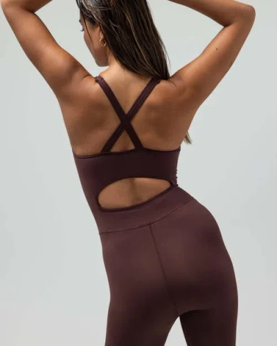 Reformer The Bodysuit With The Keyhole Back In Brown