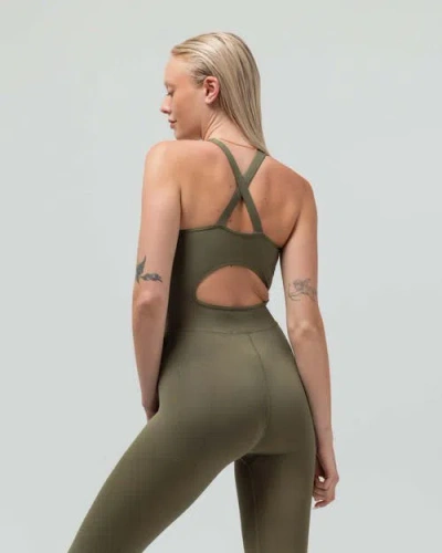 Reformer The Bodysuit With The Keyhole Back In Green