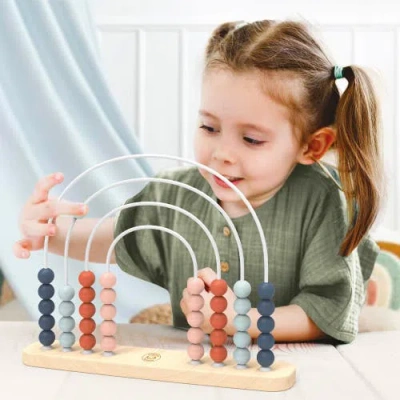 Speedy Monkey Rainbow Abacus In Brown