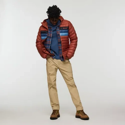 Cotopaxi Fuego Down Hooded Jacket In Brown