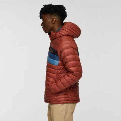 Cotopaxi Fuego Down Hooded Jacket In Brown