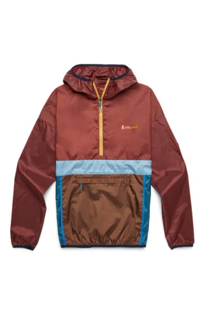 Cotopaxi Teca Half-zip Windbreaker In Brown