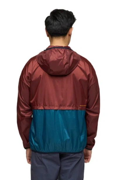 Cotopaxi Teca Half-zip Windbreaker In Brown