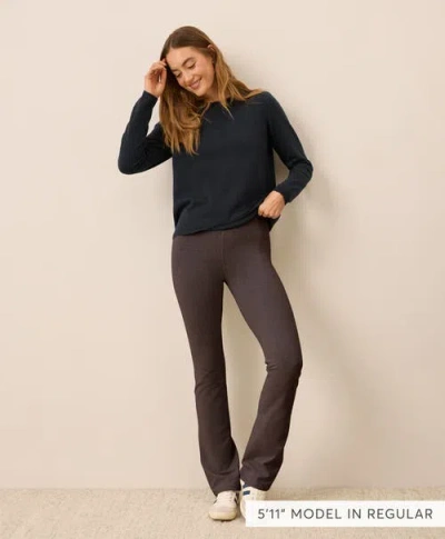 Pact On The Go-to Bootcut Legging In Brown