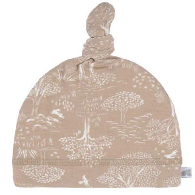 Just Born Swaddle Blanket & Hat Set, One Size In Brown