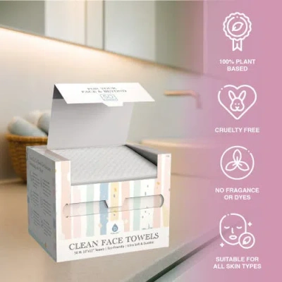 Pursonic Glow & Go Skincare Essentials Bundle Nano Facial Steamer + Clean Facial Towels In White