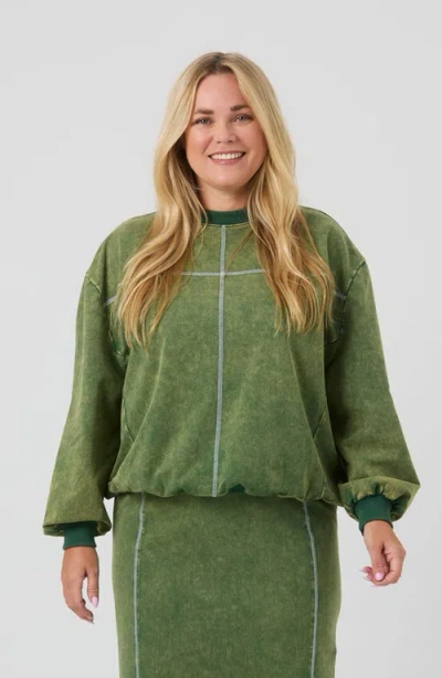 By Tess Collection Ari Sweatshirt In Multi