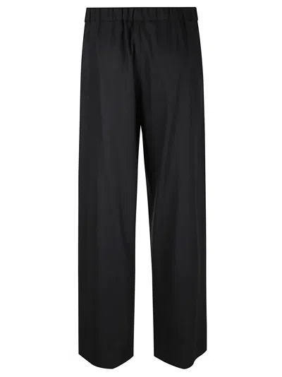 Max Mara Drawstring Casual Pants In Black