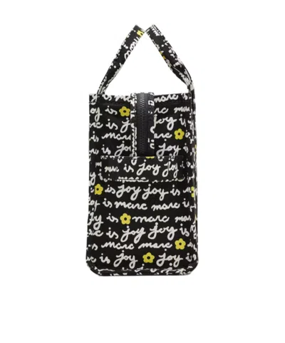 Marc Jacobs The Joy Canvas Medium Tote Bag In Black