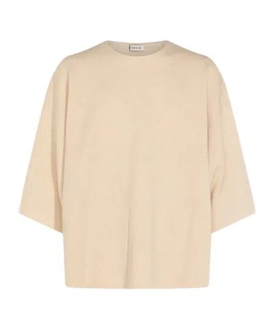 Fear Of God Milano Knit T-shirt In Neutral