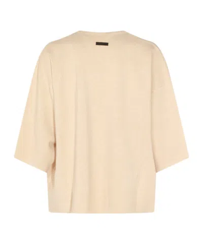 Fear Of God Milano Knit T-shirt In Neutral