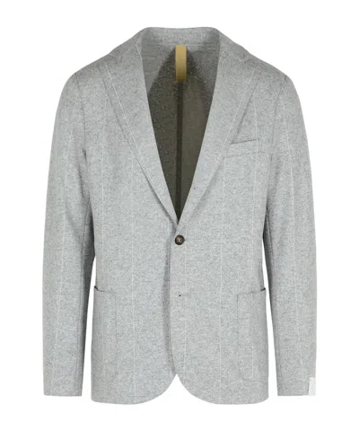 Eleventy Grey Wool Blend Blazer In Gray