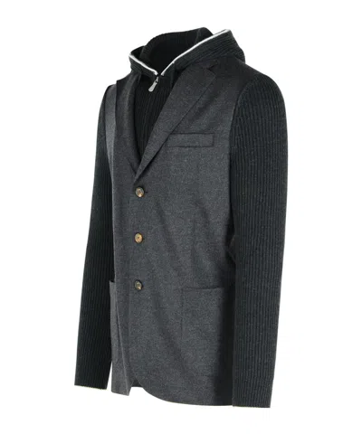 Eleventy Wool Blazer In Black