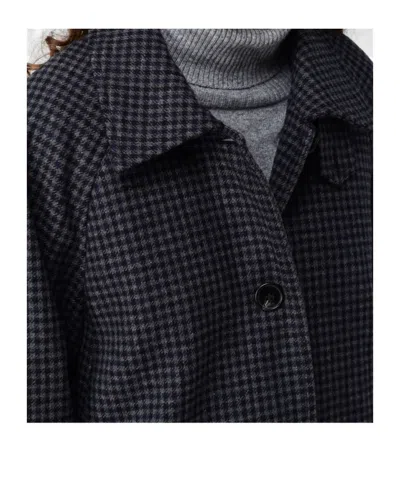 Apc Check Detail Jacket In Blue