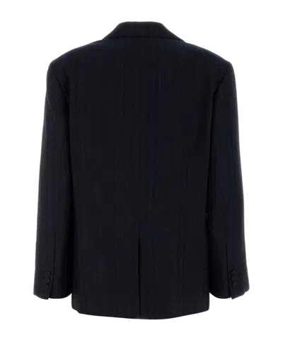 Dries Van Noten Women Embroidered Wool Blend Birdys Blazer In Black