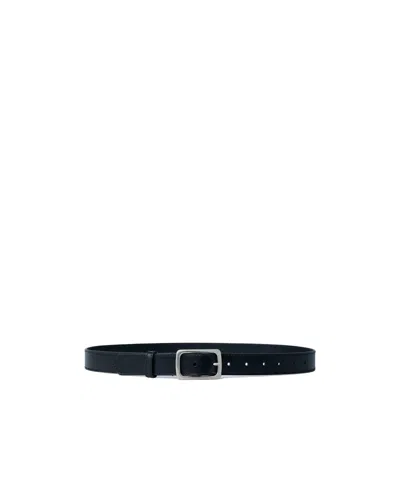 Dries Van Noten Men Leather Belt In Black