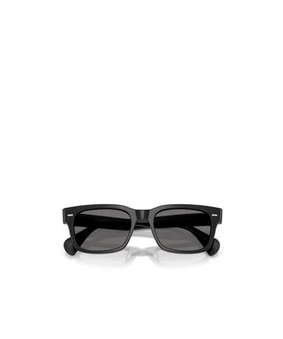 Oliver Peoples Geometric Frame Sunglasses In Black