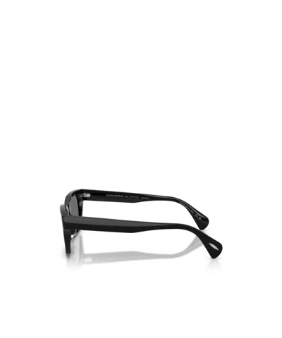 Oliver Peoples Geometric Frame Sunglasses In Black