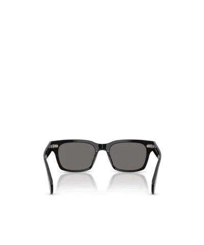 Oliver Peoples Geometric Frame Sunglasses In Black