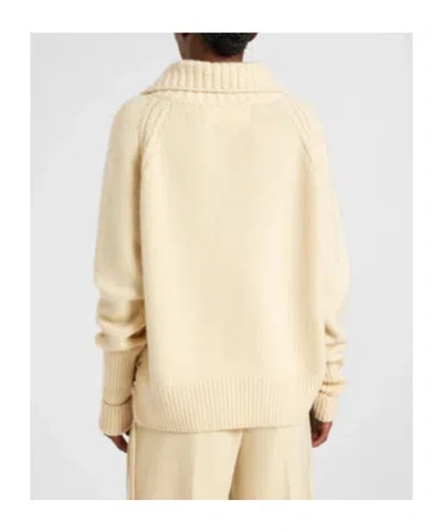 Ermanno Scervino Pure Cashmere Sweater In Neutral